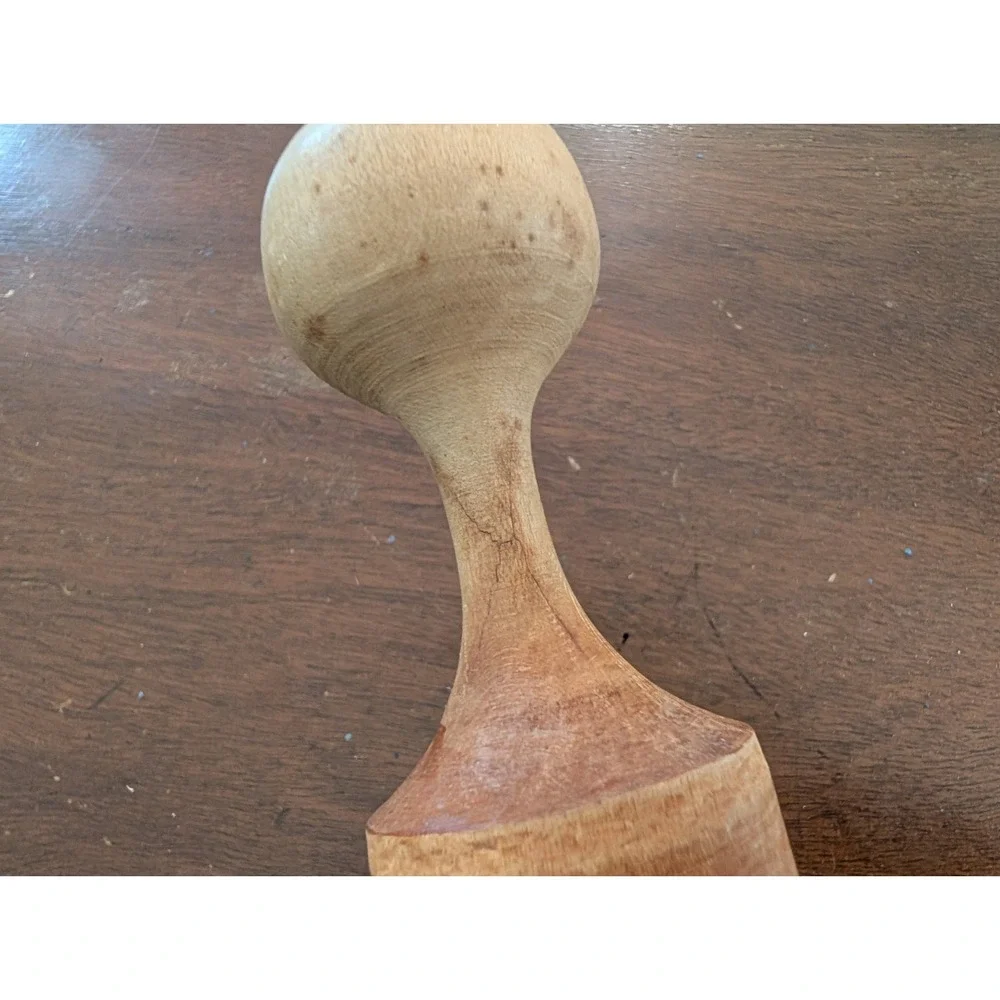 Vintage Wooden Pestel 11 Inches Long, 2 Inches Wide, Farmhouse, Cottagecore